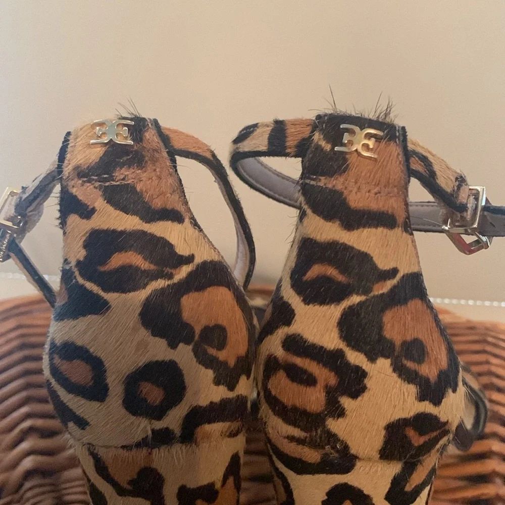 Sam Edelman Leopard Heels - Picture 3 of 6